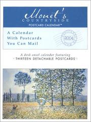 Cover of: Monet's Countryside 2004 Postcard Calendar