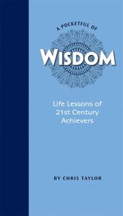 Cover of: A Pocketful of Wisdom: Life Lessons of 21st Century Achievers