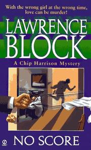 No Score (Chip Harrison Mystery) by Lawrence Block