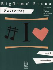 Cover of: BigTime Piano Favorites by Nancy & Randall Faber