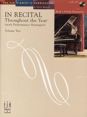 Cover of: In Recital, Throughout the Year, Volume Two, Book 1