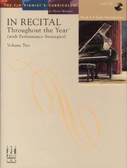 Cover of: In Recital, Throughout the Year Volume Two, Book 4 | Helen Marlais