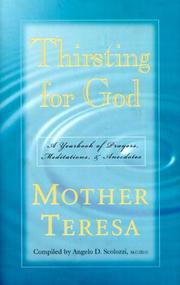 Thirsting for God by Saint Mother Teresa, Angelo Devananda