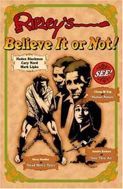 Cover of: Ripley's Believe it or Not! by W. Haden Blackman, Cary Nord, Mark Lipka