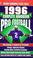 Cover of: The Complete Handbook of Pro Football 1996