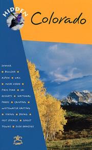 Cover of: Hidden Colorado (2nd Edition) by Richard Harris