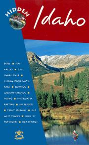 Cover of: Hidden Idaho (Hidden Guides)