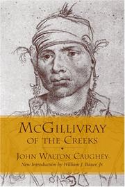 Cover of: McGillivray of the Creeks (Southern Classics)