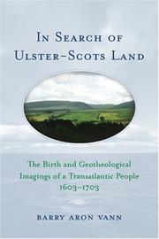Cover of: In Search of Ulster-scots Land by Barry Aron Vann