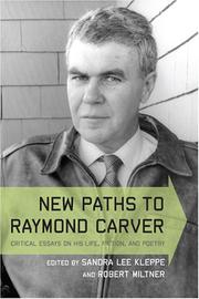 Cover of: New Paths to Raymond Carver by 