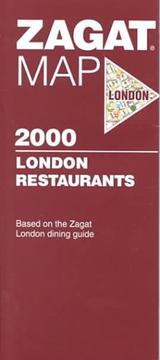 Cover of: Zagatsurvey 2000: London Restaurants Map (Zagat Map: London) by Susan Kessler