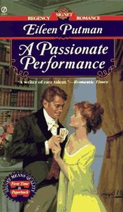 Cover of: A Passionate Performance by Eileen Putman