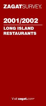 Cover of: Zagatsurvey 2001/2002 Long Island Restaurants (Zagatsurvey : Long Island Restaurants, 2001-2002)