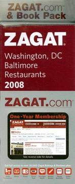 Cover of: Zagat.com Pack Washington DC (Zagat.Com)