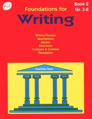 Cover of: Foundations for Writing II by Charlotte Slack