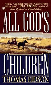 Cover of: All God's Children by Thomas Eidson
