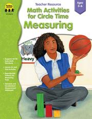 Cover of: Math Activities for Circle Time: Measuring (Math Activities for Circle Time)