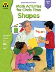 Cover of: Math Activities for Circle Time: Shapes (Math Activities for Circle Time)