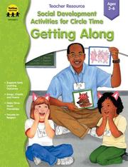 Cover of: Social Development Activities for Circle Time: Getting Along (Social Development Activities for Circle Time)