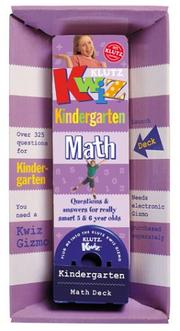 Cover of: Klutz Kwiz Kindergarten Math: Cards and Math Deck