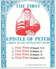 Cover of: The First Epistle of Peter