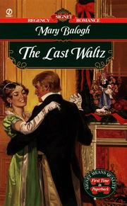 Cover of: The Last Waltz by Mary Balogh