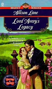 Cover of: Lord Avery's Legacy