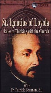 Cover of: St. Ignatius of Loyola by Fr. Patrick Brannan