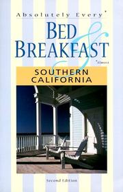 Cover of: Absolutely Every Bed & Breakfast : Southern California