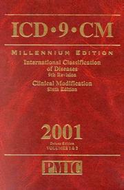 Cover of: ICD-9-CM: Millennium Edition, International Classification of Diseases, 9th Revision, Clinical Modification, Color Coded, 2001,