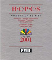 Cover of: HCPCS 2001, TimeSaver: Millennium Edition Health Care Financing Administration, Common Coding System: National Level II Medicare Codes (Binder w/Tabs, Color Coded)