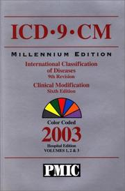 Cover of: ICD-9-CM Millennium Edition, International Classification of Diseases, 9th Revision: Clinical Modification, 2003 (Book with