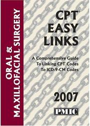 Cover of: CPT Easy Links 2007 Oral Surgery | James Davis