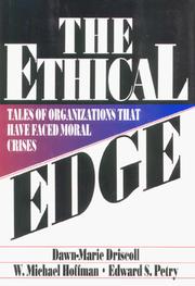 Cover of: The Ethical Edge: Tales of Organizations That Have Faced Moral Crisis