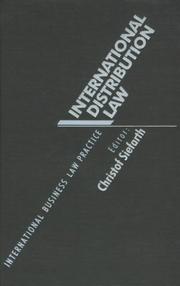 Cover of: International Distribution Law (International Business Law Practice Series)