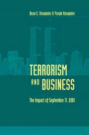 Cover of: Terrorism and Business: The Impact of September 11, 2001