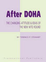 Cover of: After Doha: The Changing Attitude and Ideas of the New Wto Round