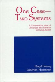 Cover of: One Case - Two Systems by Floyd Feeney, Joachim Herrmann