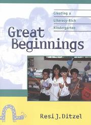 Cover of: Great Beginnings by Resi J. Ditzel