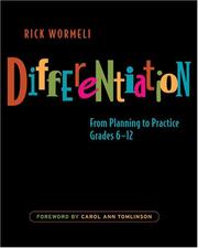 Cover of: Differentiation: From Planning to Practices, Grades 6-12