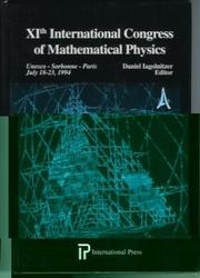 Cover of: 11th International Congress of Mathmatical Physics