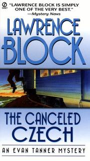 Cover of: The Canceled Czech (Evan Tanner Mystery) by Lawrence Block