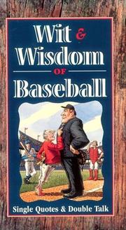 Cover of: Wit and Wisdom of Baseball