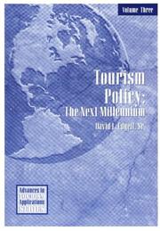 Cover of: Tourism Policy: The Next Millennium (Advances in Tourism Applications)