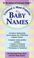 Cover of: Unusual and Most Popular Baby Names