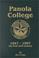 Cover of: Panola College