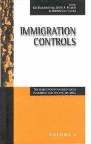 Cover of: Establishing Immigration Controls: The Search for Workable Policies in Germany & the United States (Migration & Refugees Series Politics & Policies in the U.S. & Germany Vol 2)