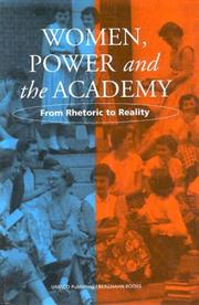 Cover of: Women, Power, and the Academy: From Rhetoric to Reality