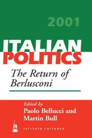 Cover of: The Return of Berlusconi (Italian Politics) by 