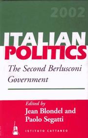 Cover of: Italian Politics | 